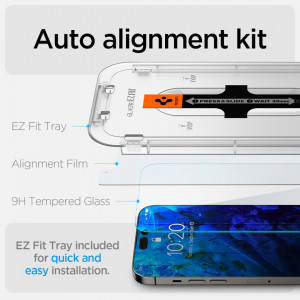 [Pachet 2x] Folie iPhone 14 Pro Max GLAS.TR Ez-Fit 9H - Clear - Img 5