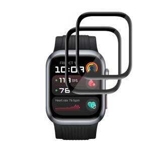 [Pachet 2x] Folie pentru Huawei Watch D2, protectie zgarieturi, set cu sticker, Nano Flex, Negru