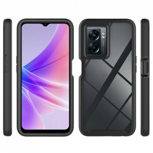 [Pachet 360°] Husa + Folie OPPO A77 5G, Techsuit Defense - Negru - Img 3