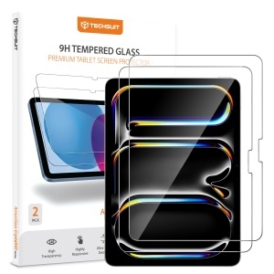 [Pachet x2] Folie pentru Folie pentru iPad Pro 11 (2024) / iPad Pro 11 (2025), SKYDDAR INNOVATION, ArmorGlass CrystalHD, Ultra HD, set cu sticker, Transparent