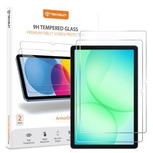 [Pachet x2] Folie pentru Folie pentru Samsung Galaxy Tab A9 Plus / A11 Plus, SKYDDAR INNOVATION, ArmorGlass CrystalHD, Ultra HD, set cu sticker, Transparent