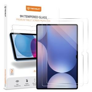 [Pachet x2] Folie pentru Folie pentru Samsung Galaxy Tab S9 Plus / S9 FE Plus / S10 Plus, SKYDDAR INNOVATION, ArmorGlass CrystalHD, Ultra HD, set cu sticker, Transparent