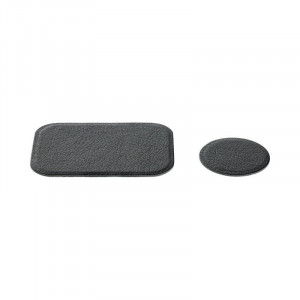 Placa Metalica Autoadeziva Pentru Suporturi Magnetice [Pachet 2x], din Piele Ecologica Techsuit - Negru - Img 4