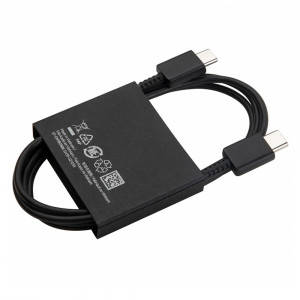 Samsung - Data Cable (EP-DN980BBE) - Type-C to Type-C, 25W, 3A, 1m - Black (Bulk Packing) - Img 2