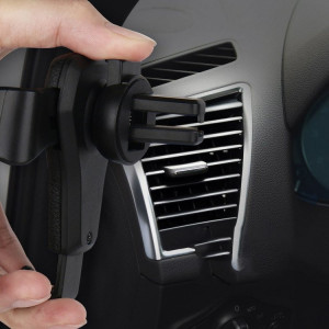 Suport Auto cu prindere Automata, pentru Grila de Ventilatie, OEM H01 - Negru - Img 7