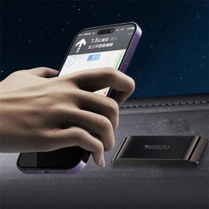 Suport Auto pentru Telefon Universal cu Prindere Magnetica, Yesido (C151) - Gri - Img 7