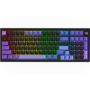 Tastatura Mecanica Wireless 98 Taste RGB, Bluetooth 5.3 + USB-C, Baterie 6000mAh, Cablu 1.8m, Proove Slicker Pro, Negru