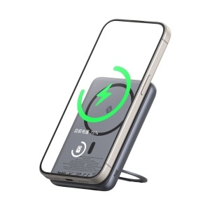 Acumulator Extern, Suport Incorporat, 5000mAh, 20W, Afisaj Digital - Mcdodo Meta Series (MC-8361) - Dark Grey