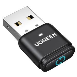 Adaptor BT5.3, USB, Plug&Play, Functia Mouse Jiggler, Ugreen BT301, Negru