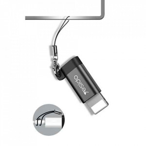 Adaptor Lightning la Micro USB, Plug & Play, 480Mbps, Yesido (GS05) - Negru - Img 3