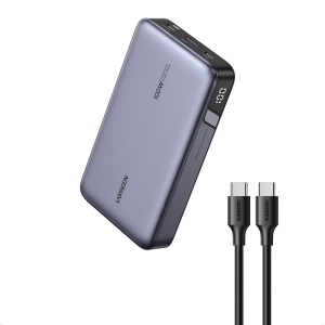 Baterie Externa cu Display Digital, 20000mAh, USB, Type-C, 100W, 5V/3A, Ugreen PB720, Negru - Img 2