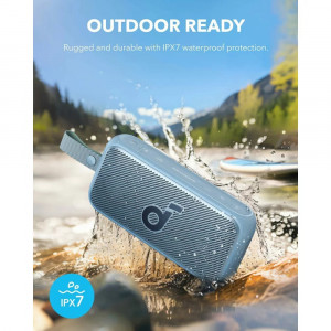 Boxa Fara Fir Hi-Res, BassUp, SmartTune, IPX7, 30W, Anker SoundCore Motion 300 - Frost Blue - Img 2