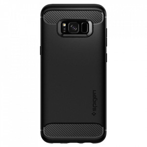 Bumper Samsung Galaxy S8, Rugged Armor Spigen - Negru - Img 3