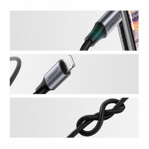 Cablu Audio Lightning la Jack 1m, Ugreen US315, Negru - Img 7