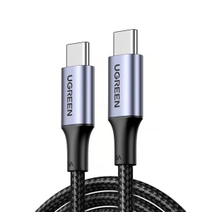 Cablu de Date, 2x USB-C, PD100W, 5A, 480Mbps, 2m, Ugreen US316, Negru - Img 3