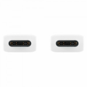 Cablu de Date Fast Charging, 2x Type-C, 5A, 1m - Samsung (EP-DN975BWEGWW) - White (Bulk Packing) - Img 3