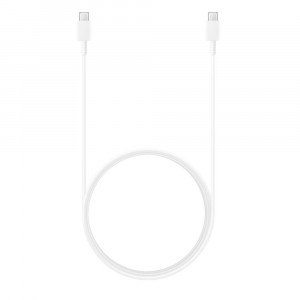 Cablu de Date Type-C la Type-C Fast Charging 3A, 1.8m - Samsung (EP-DX310JWE) - White (Bulk Packing) - Img 2