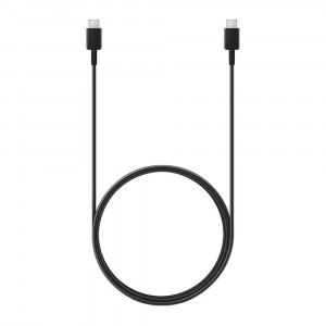 Cablu de Date Type-C la Type-C Fast Charging 3A, 1.8m - Samsung (EP-DX310JBE) - Black (Bulk Packing) - Img 2
