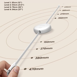 Cablu Retractabil Type-C PD 3.0, 100W, 1m, Ugreen, Alb - Img 3