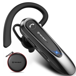 Casca Bluetooth premium cu Microfon, 20 Hours Talk Time, Type-C - Techsuit AirTalk (CB2) - Black