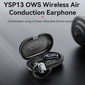 Casti wireless, Open-Ear, Bluetooth v5.3, 600mAh, IPX4, Yesido, Negru - Img 2
