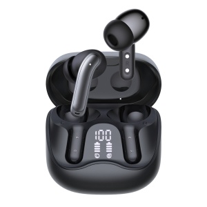 Casti Wireless Premium Bluetooth 5.4 SKYDDAR INNOVATION, EchoFit Pro (CW5), 6 Microfoane, Fast Charging, Multi-Connect, Autonomie 400mAh, set cu sticker, Negru