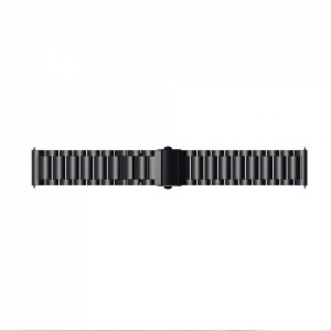 Curea metalica smartwatch Samsung Galaxy Watch 4, Galaxy Watch Active 1 / 2 (40 mm / 44 mm), Huawei Watch GT / GT 2 / GT 3 (42 mm), Techsuit -W010 - Negru - Img 7