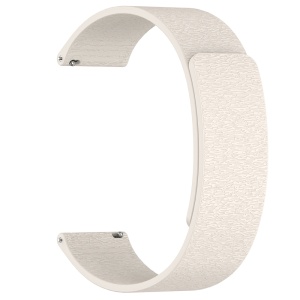 Curea pentru Smart Watch din Silicon, 22mm, Ajustabila, Premium, W074, Bej