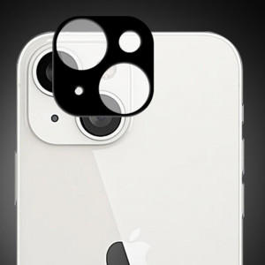 Folie camera iPhone 13 / 13 Mini, Techsuit Full Camera Glass - Negru - Img 3