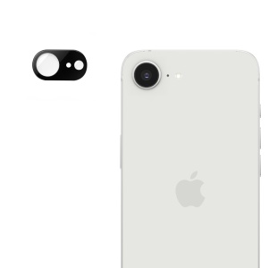 Folie camera pentru iPhone 16e, SKYDDAR INNOVATION, Camera Glass Negru, set cu sticker