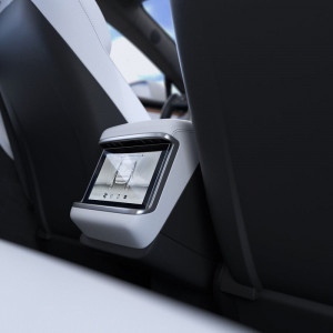 Folie pentru Display Auto Tesla Model X 2022 / Model S 2021, Spigen Glas.tR Slim - Negru - Img 3