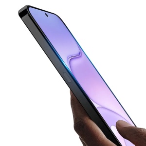 Folie pentru Honor 600 Smart din Sticla Securizata, Ultra HD, set cu sticker, ESD Glass Anti Static, Transparent - Img 2