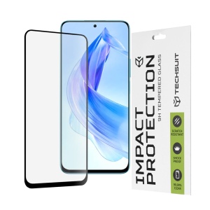 Folie pentru Honor 90 Lite, SKYDDAR INNOVATION, Sticla Securizata, Ultra HD, Protectie 111D, Montare Simplă, Transparent, set cu sticker