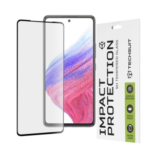 Folie pentru Samsung Galaxy A53 5G, SKYDDAR INNOVATION, Sticla Securizata, Ultra HD, Protectie 111D, Montare Simplă, Transparent, set cu sticker