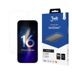 Folie sticla iPhone 16 Pro Max, HardGlass Tempered Screen Protector 3mk, Transparenta