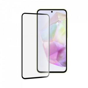 Folie sticla pentru Samsung Galaxy A35 5G / A55 5G, full glue, SKYDDAR 9H - Negru