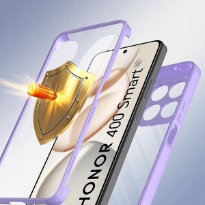 Husa 360° Honor 400 Smart / X7d 4G, SKYDDAR INNOVATION, [Pachet 360°] ColorVerse, set cu sticker, Mov - Img 5