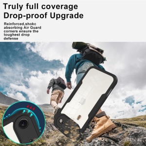 Husa 360° iPhone Air, SKYDDAR INNOVATION, [Pachet 360°] ColorVerse, set cu sticker, Roz - Img 6