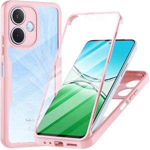 Husa 360° Oppo A5 Pro 5G, SKYDDAR INNOVATION, [Pachet 360°] ColorVerse, set cu sticker, Roz