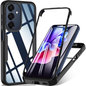 Husa 360° Samsung Galaxy A17 5G, SKYDDAR INNOVATION, [Pachet 360°] ColorVerse, set cu sticker, Negru