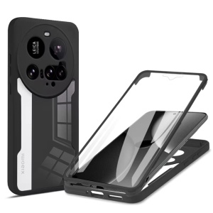 Husa 360° Xiaomi 15 Ultra, SKYDDAR INNOVATION, [Pachet 360°] ColorVerse, Negru, set cu sticker