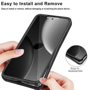 Husa 360° Xiaomi 15 Ultra, SKYDDAR INNOVATION, [Pachet 360°] ColorVerse, Mov, set cu sticker - Img 7