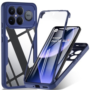 Husa 360° Xiaomi Poco F8 Ultra, SKYDDAR INNOVATION, [Pachet 360°] ColorVerse, set cu sticker, Albastru