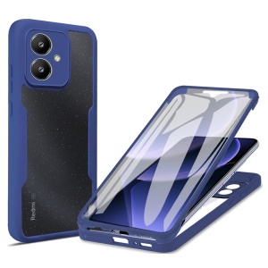 Husa 360° Xiaomi Redmi 13C 5G, SKYDDAR INNOVATION, [Pachet 360°] ColorVerse, set cu sticker, Albastru