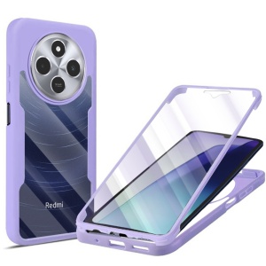 Husa 360° Xiaomi Redmi 14C / Poco C75, SKYDDAR INNOVATION, [Pachet 360°] ColorVerse, set cu sticker, Mov