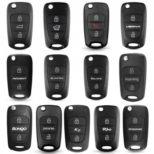 Husa chei masina pentru Hyundai Elantra/Kia Picanto - Negru - Img 3