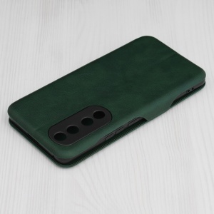 Husa Honor 90 Pro tip carte magnetica, Techsuit Safe Wallet - Verde - Img 4
