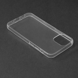 Husa iPhone 12 Pro Max, din silicon TPU slim, Techsuit - Transparent - Img 3