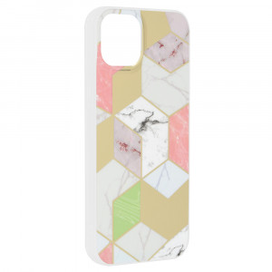 Husa iPhone 15 Plus Marble Series, Techsuit - Purple Hex - Img 6