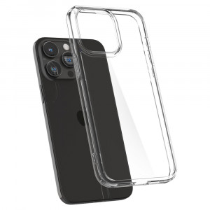 Husa iPhone 15 Pro Max, Spigen Ultra Hybrid - Clear - Img 2